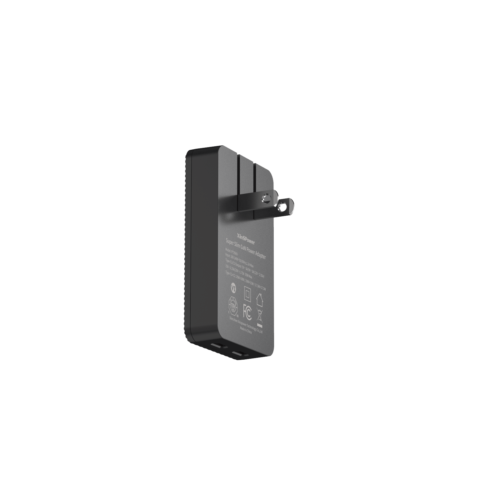 35W Slim Dual USB-C GaN Charger