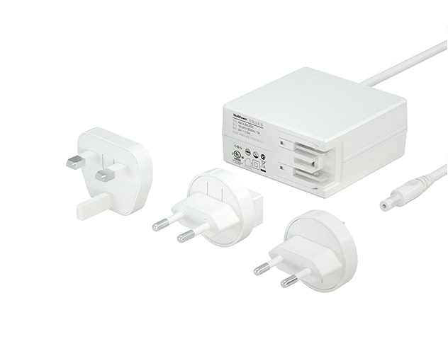 AC Plug Interchangeable DC Adapter