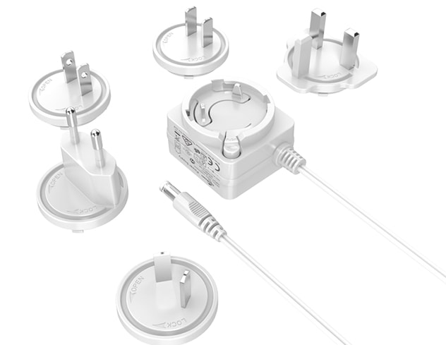 Interchangeable Plug-in AC/DC Adapter