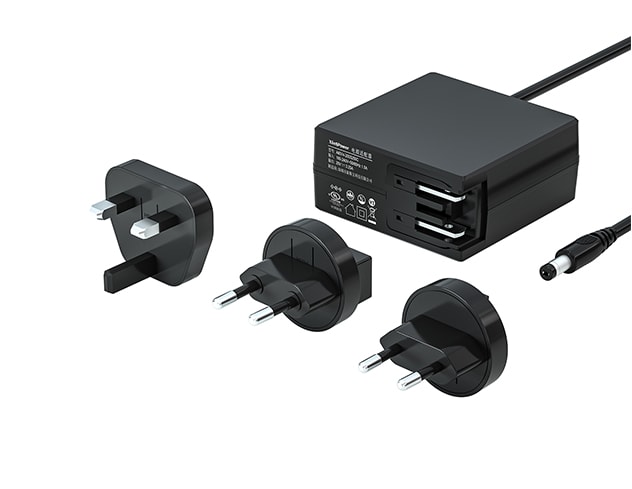 AC Plug Interchangeable DC Adapter