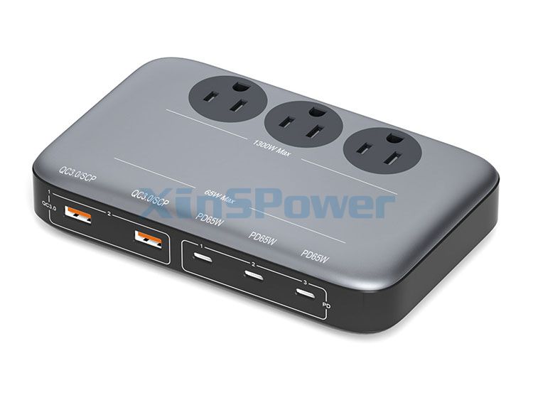 65W USB GaN Power Strip