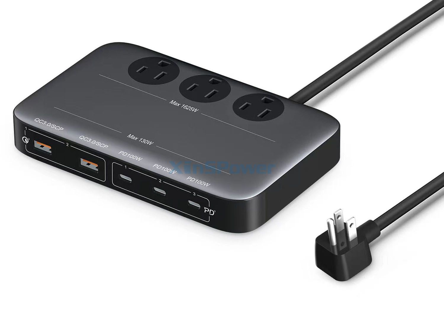 GaN 130W USB Power Strip