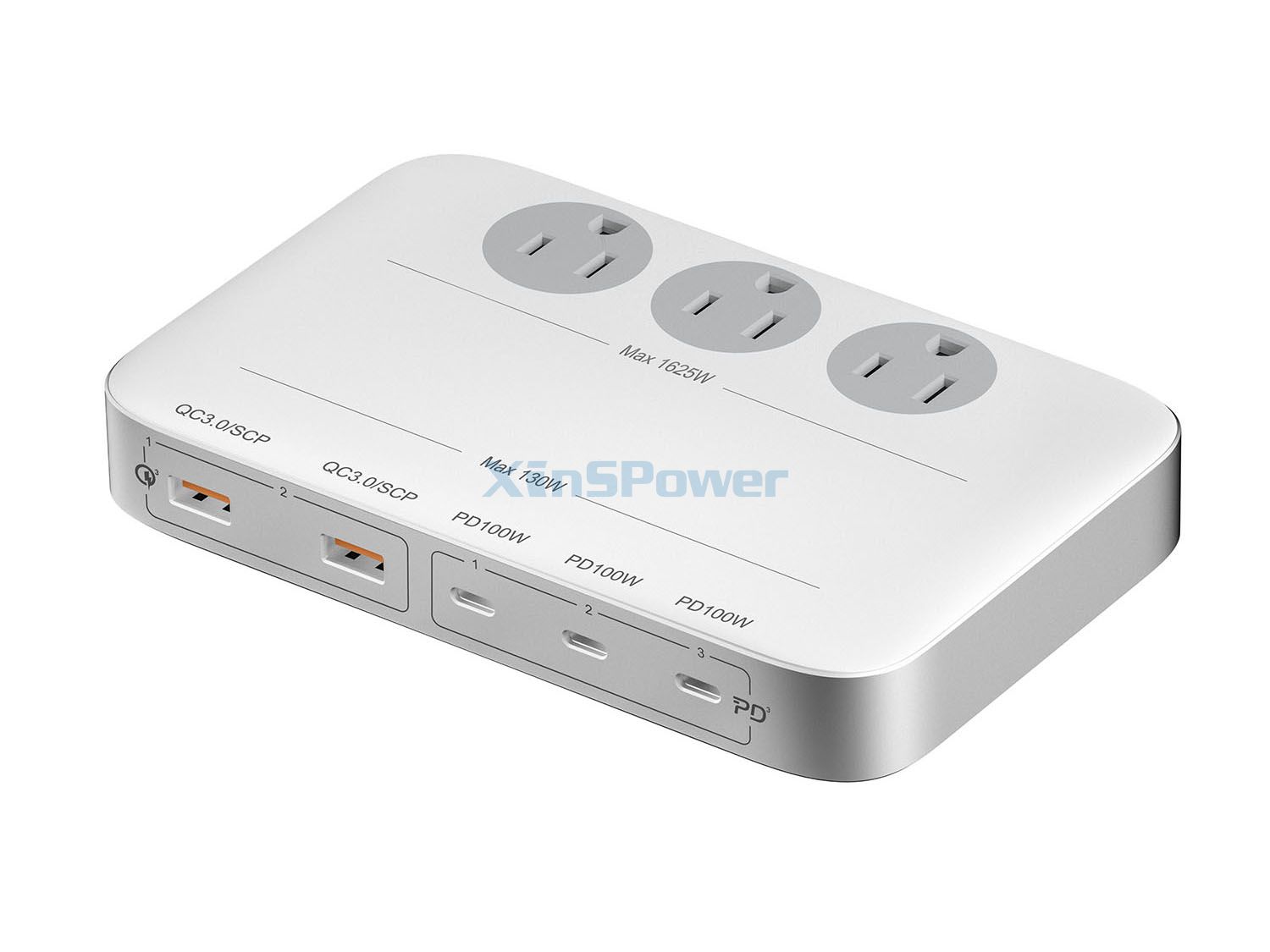 GaN 130W USB Power Strip