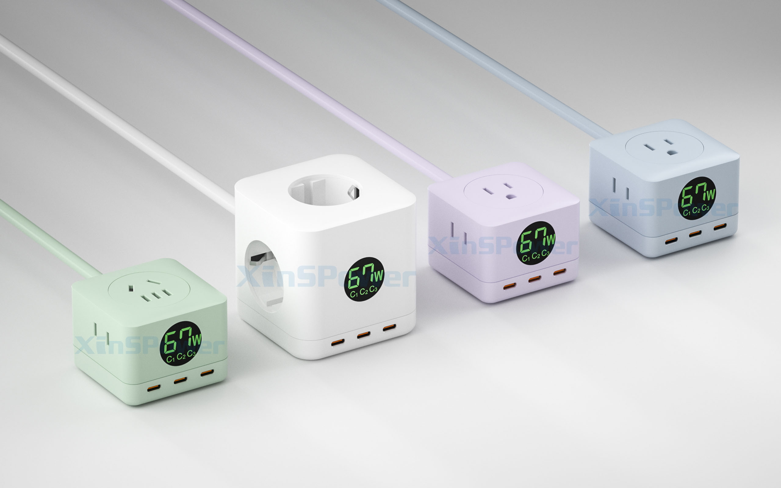 Japan USB Power Strip 67W