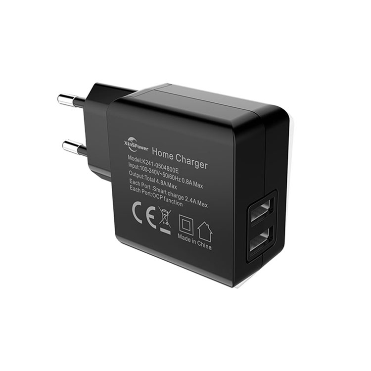 24W Dual Ports USB Charger