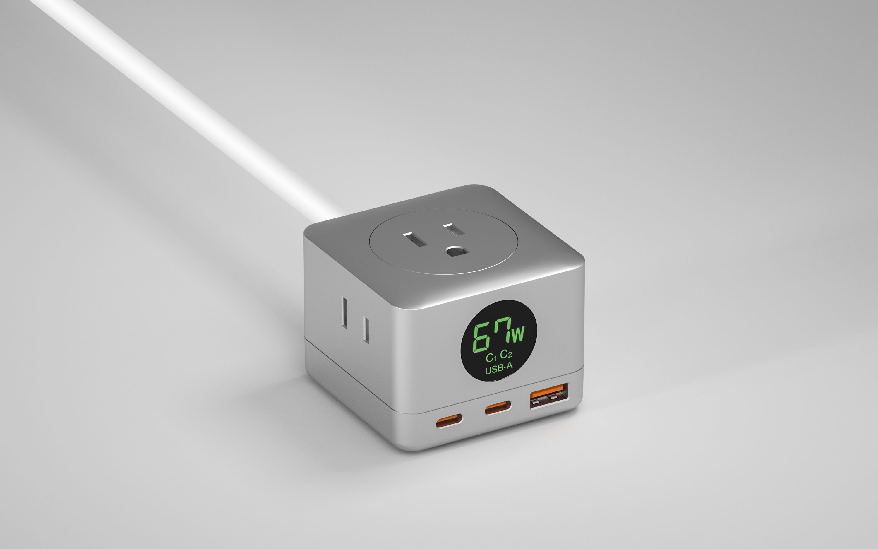 Power Strip With USB C 67W