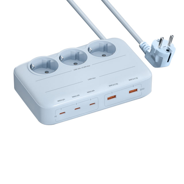 GAN Power Strip with EU Plug