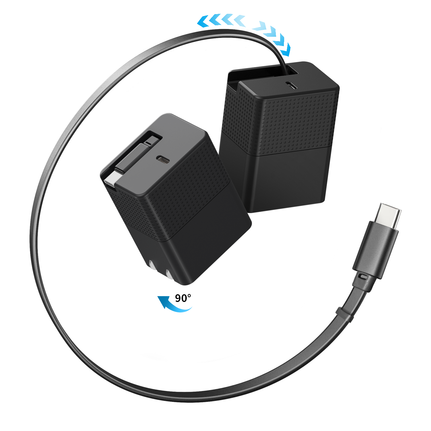 65w Retractable Cable Charger