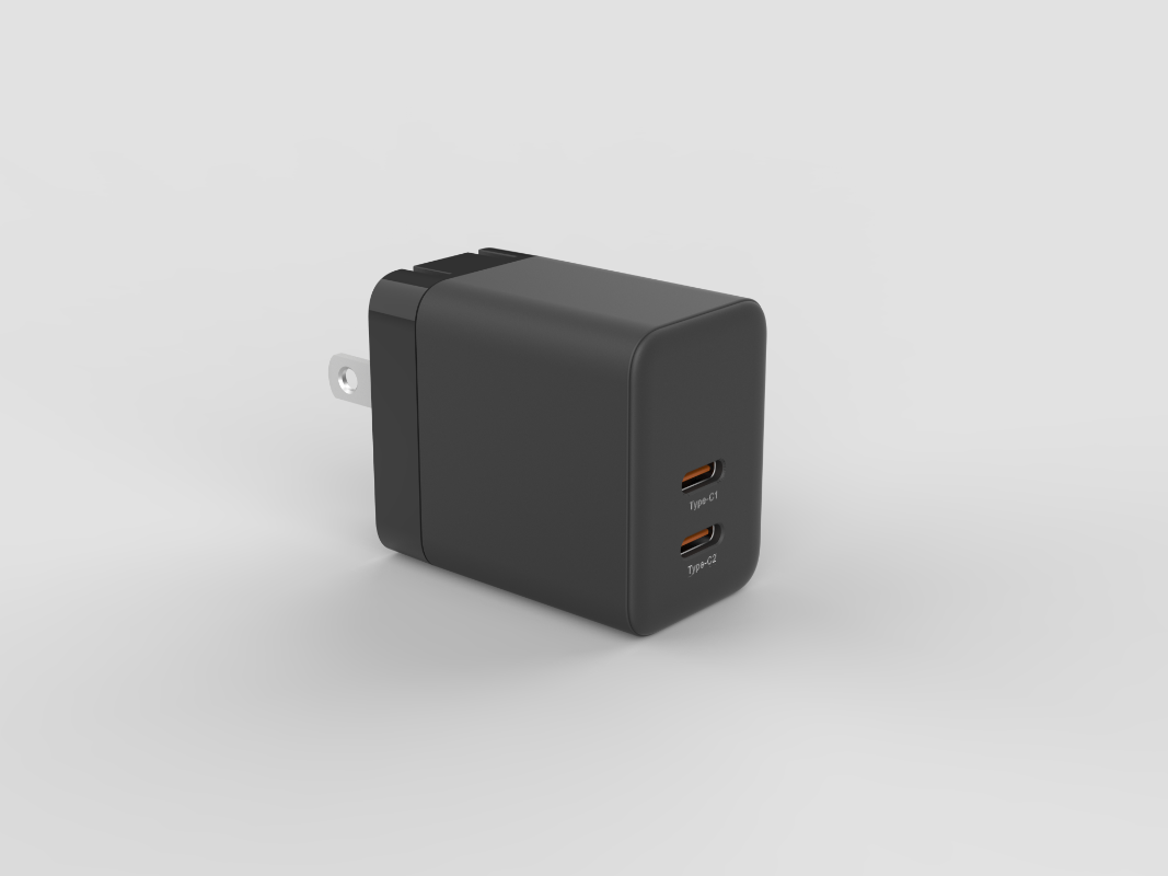 45W Dual USB-C GaN Charger