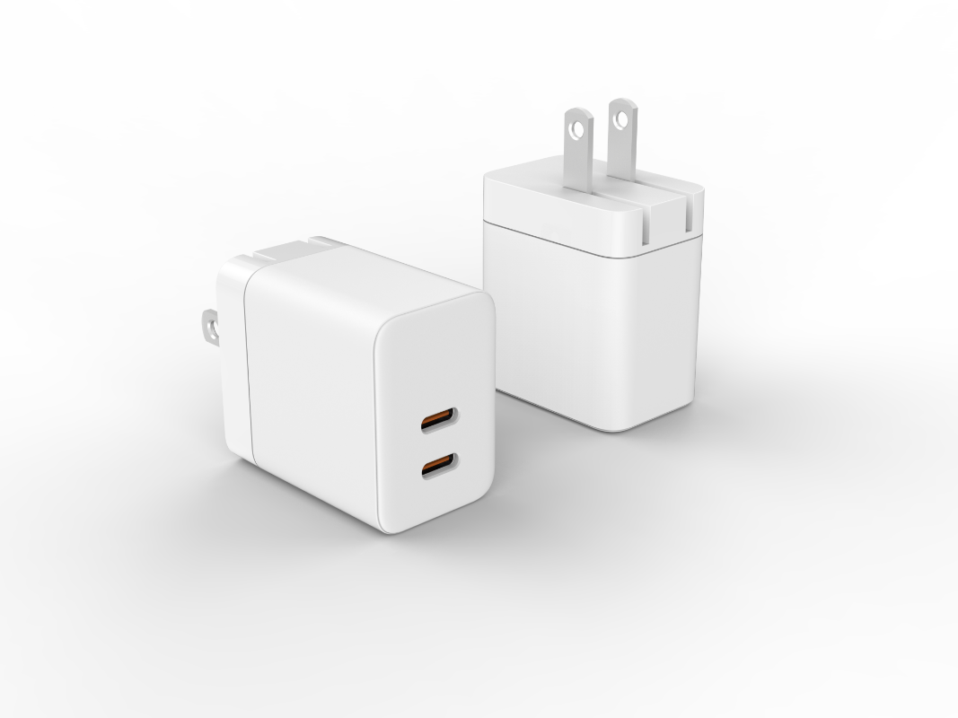 45W Dual USB-C GaN Charger