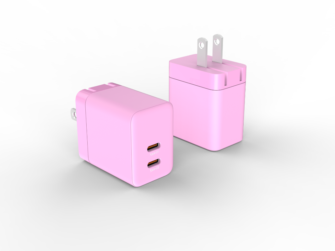 45W Dual USB-C GaN Charger