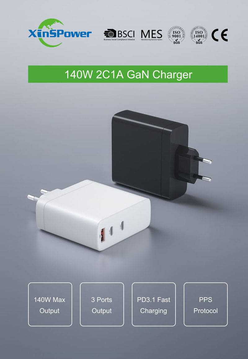 140W AC Adapter GaN PD chargers.jpg